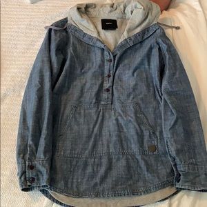 Burton denim chambray pullover